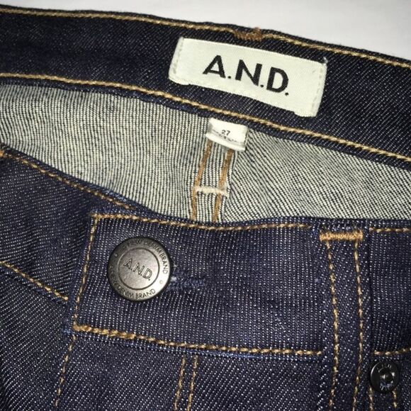 A.N.D. Slouchy Ciggie W/Slit Jeans Size 27 New! - Picture 9 of 10